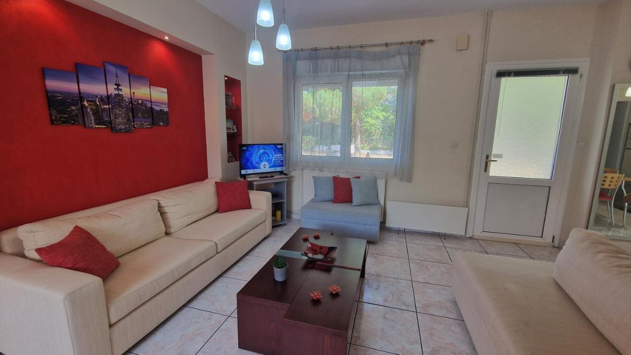 Modern Sea Villa In Leptokaria Bagian luar foto