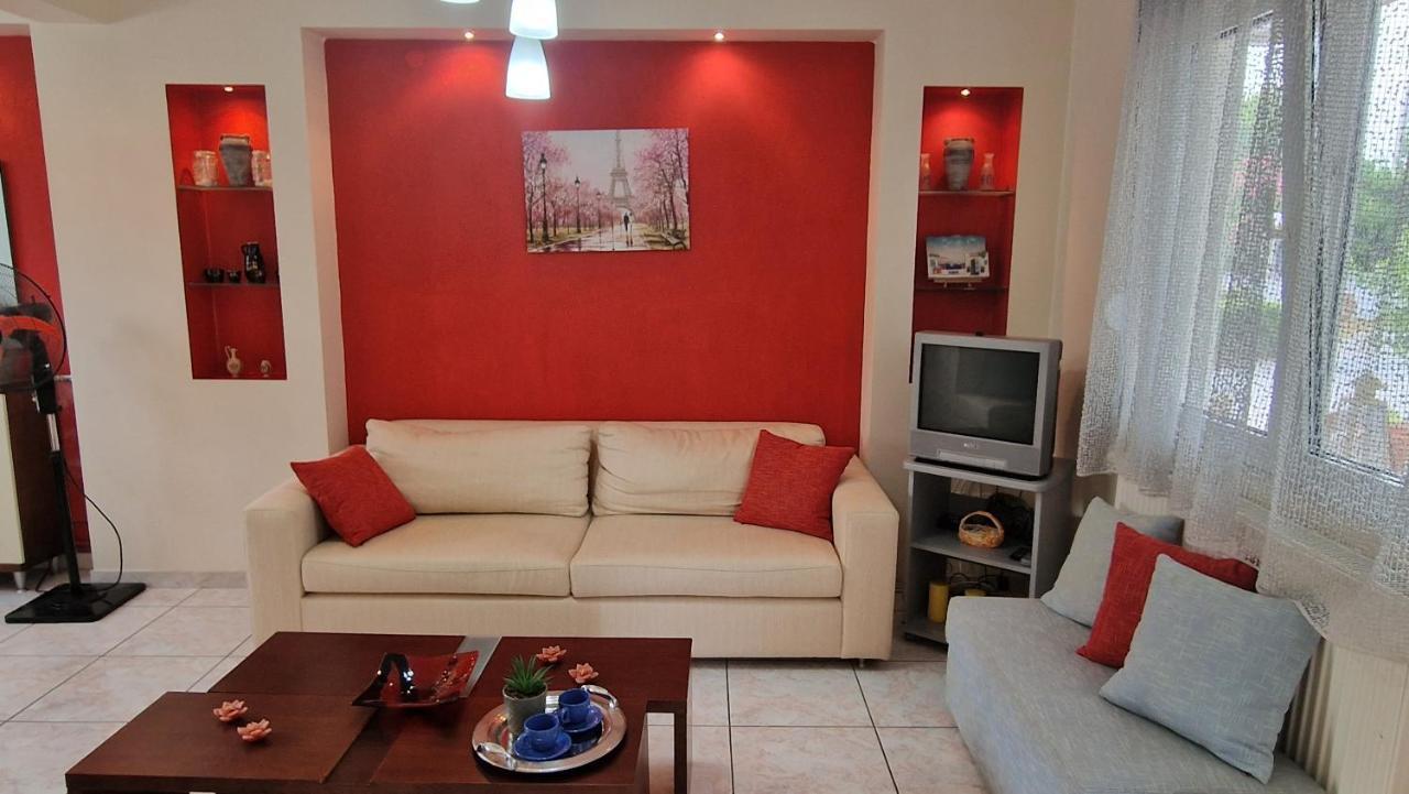 Modern Sea Villa In Leptokaria Bagian luar foto